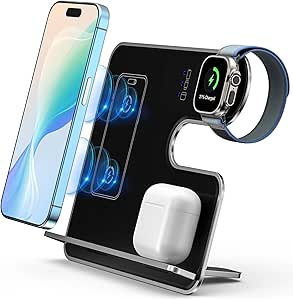 JBQ WIC-04 3-in-1 Wireless Charger gamingstore JBQ WIC-04 3-in-1 Wireless Charger gamingstore
